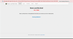 Desktop Screenshot of neverlostmydroid.com